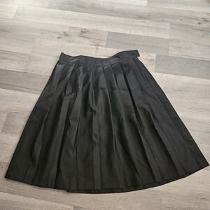 French toast girls' pleated skirt (black uniform skirt) size 14